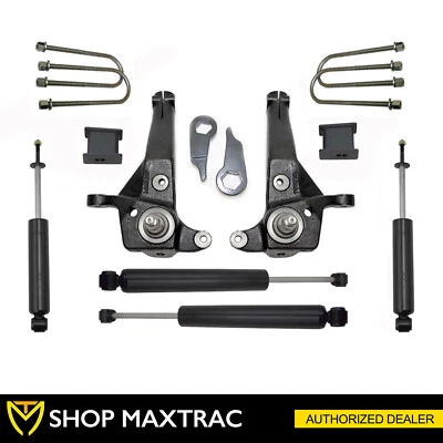 MaxTrac 5" Front 3" Rear Lift Kit +Shocks K883053C For 2001-2009 Ford Ranger 2WD Foto 1 de 3