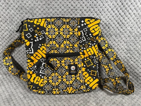 Forever Collectibles NFL PITTSBURGH STEELERS Purse -Vera Bradley Style - G040 Cover