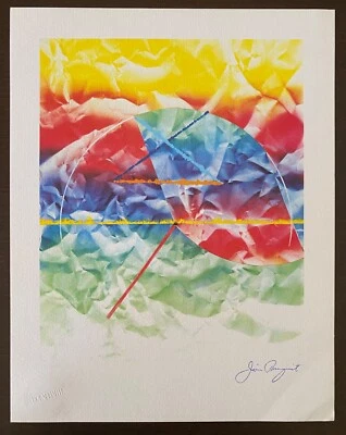 Litografia original assinada por James Rosenquist década de 1970, abstrata, contemporânea - Imagem 1 de 4