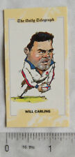 1995 The Daily Telegraph Rugby World Cup card Will Carling