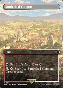 Sunbaked Canyon Borderless FOIL #111 | ACR Assassin's Creed | Magic The Gathering - Imagen 1 de 1