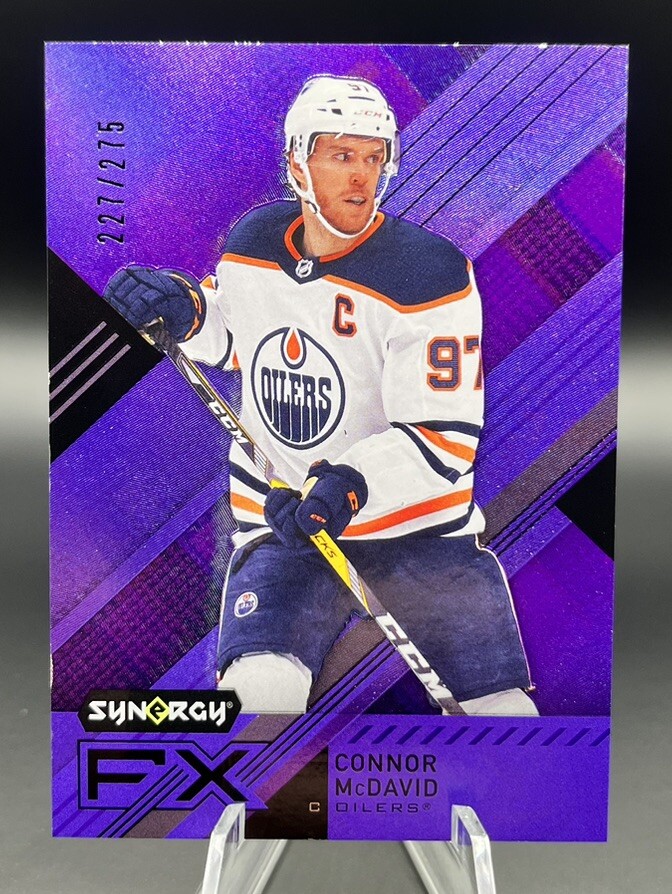 2021 UD Synergy FX Purple Connor McDavid /275