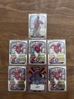 2023 Wild Card AUTO Mania Cristhian Vaquero #AM-TH75 Orange40/50+ALL7 - Image 1 of 3