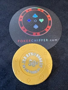 Jerry’s Nugget Las Vegas NV 😎👀 50 centavos casino póker ficha (C1071) - Imagen 1 de 3