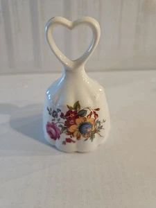 Bone China Bell Heart Handle Brinton Floral Kitsch - Picture 1 of 4