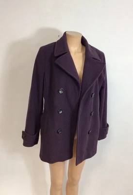 Chaqueta abrigo de lana Lands End para mujer 12 Foto 1 de 4