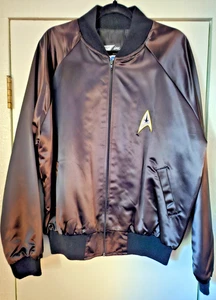 Vintage 1991 Star Trek 25th Anniversary Satin Bomber Jacket Large SAMMLERSTÜCK - Bild 1 von 9