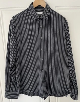 ⭐️ Camicia a righe di Poggianti 1958: 16,5/42 100% cotone, colletto a taglio - Immagine 1 di 4