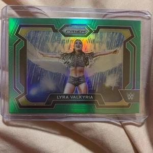 2024 Panini Prizm WWE - Aoife Valkyrie #63 Green Refractor MINT FAST SHIP - Picture 1 of 2