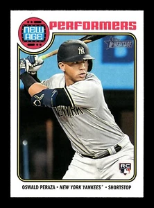 2023 Topps Heritage New Age Performers #NA-22 Oswaldo Cabrera RC NY Yankees - Bild 1 von 2