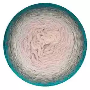 Scheepjes Yarns ::Whirligig #204:: wool alpaca blend Teal to Lavender - Picture 1 of 5