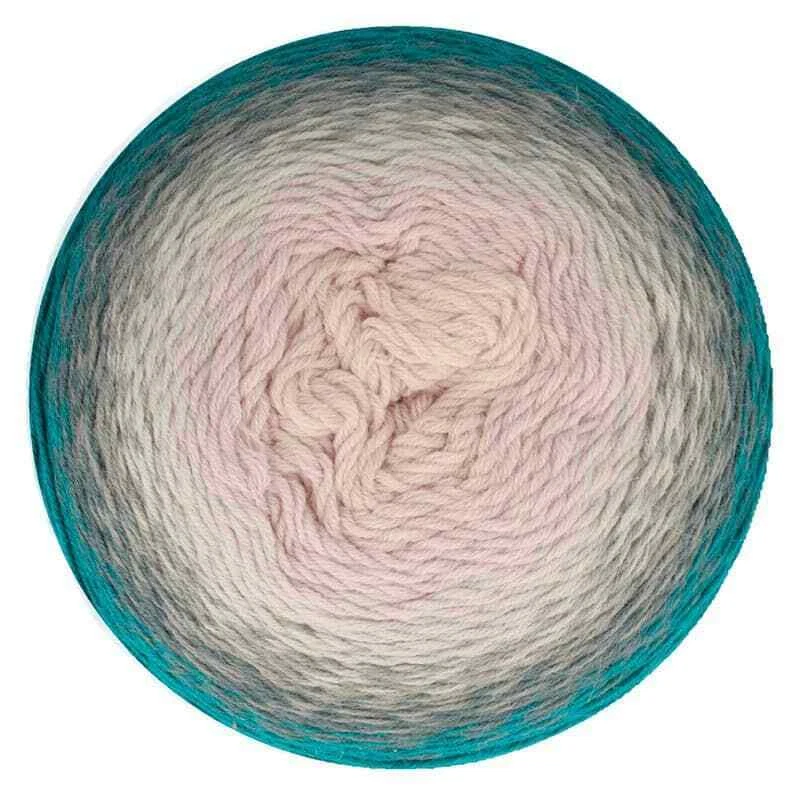 Scheepjes Yarns ::Whirligig #204:: wool alpaca blend Teal to Lavender - Image 1 of 4
