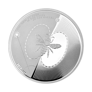 SILVER BEE PROOF SILBERMÜNZE BIENE 2019 PP 1 OZ 9999 BULLION LE GRAND MINT COIN - Bild 1 von 7