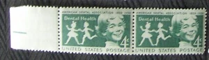US 4¢ Stamp Scott #1135, ADA Dental Health MNH 1959. horizontal pair - Picture 1 of 1