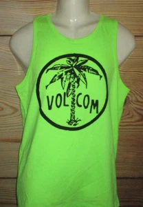 MENS VOLCOM PALM GREEN TANK TOP SIZE S - Picture 1 of 1