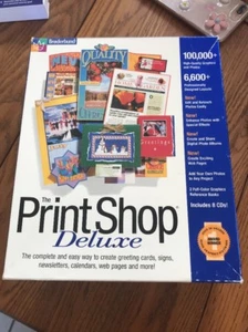 The Print Shop Deluxe Version 6 Windows 95 CD-ROM Ships N 24h - Picture 1 of 3