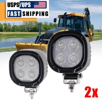 40W Flood Beam LED Work Light AT374191,AT305931 For John Deere Backhoe Loaders - Image 1 of 4