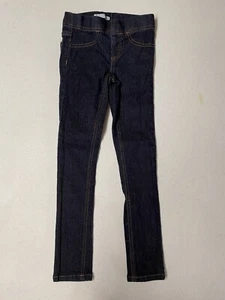 Piper Girls Blue Jean Jeggings, Size 7R Elastic Waist - Picture 1 of 8