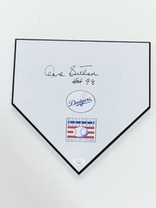 DON SUTTON SIGNED HOME PLATE LOS ANGELES DODGERS HALL OF FAME HOF JSA COA 1 - Picture 1 of 1