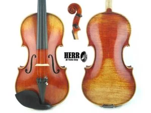 HR400 (HERR) 1903, traje de violín 4/4 tamaño completo hecho a mano, cuerdas Pirastro Tonica - Imagen 1 de 5
