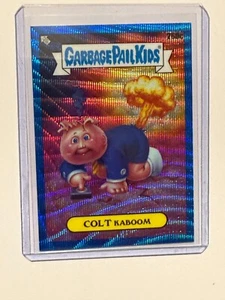 2024 Topps Chrome Garbage Pail Kids COLT Kaboom #260c Blue Wave Refractor 23/75 - Picture 1 of 2
