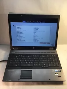HP EliteBook 8740w 17" Laptop Intel Core i7 1st Gen. Nvidia Quadro - MZ - Picture 1 of 6