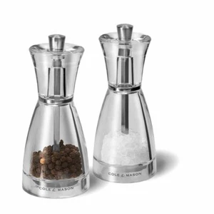 New Cole & Mason Pina Salt and Pepper Mills Gift Set Grinder Shaker Free Post - Picture 1 of 4