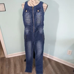 Buzz jeans blue denim romper vintage jumpsuit medium - Bild 1 von 5