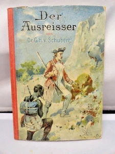 Antique German Book Der Ausreisser von Dr.G.H.v. Schubert Miniature Novel - Picture 1 of 4