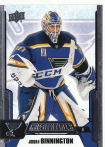 19/20 2019/20 UD Credentials Base Card #26 Jordan Binnington - St. Louis Blues - Bild 1 von 1