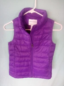 Girls Vest, Purple, Puff Style, Sleeveless, Amazon Essentials, Size 10 - Picture 1 of 2