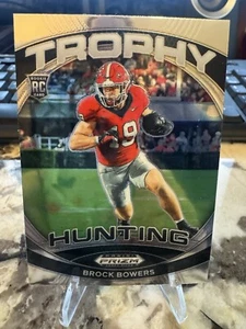 2024 Panini Prizm Draft Picks - Trophy Hunting #TH-BBS Brock Bowers (RC) - Picture 1 of 2