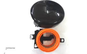 Royal Enfield Luftfilterkasten oval Schwarz mit Halter und Filterelement - Imagen 1 de 1