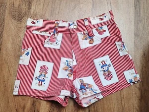 Vintage Sears Roebuck Holly Hobbie STYLE Sunbonnet Girl’s shorts size 4-5 - Picture 1 of 7