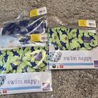 NEW Job Lot 3 x Bambino Mio Reusable Swim Nappy Pants Baby Up To 6 Months 5-7 Kg