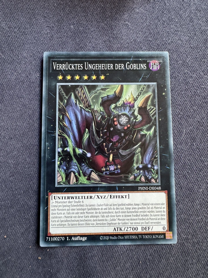 Yu-Gi-Oh! - Verrücktes Ungeheuer der Goblins - 1.Auflage - PHNI-DE048 - A1 - Bild 1 von 1