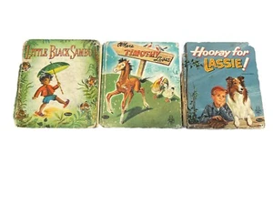 Whitman LITTLE BLACK SAMBO, LASSIE, Timothy Tell A Tale 1960s Read Description - Picture 1 of 24