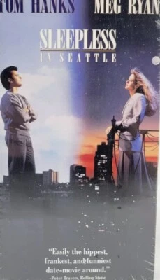 Sleepless In Seattle (VHS, 1993) Tom Hanks, Meg Ryan NEW SEALED - Image 1 of 4