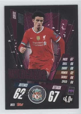2020-21 Topps Match Attax UCL Wildcards Curtis Jones #WC5 Rookie RC - Image 1 of 2