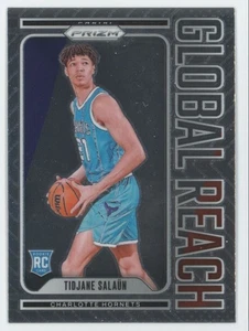 2024-25 Panini Prizm Global Reach Tidjane Salaun Rookie Hornets #3 C24 - Imagen 1 de 2