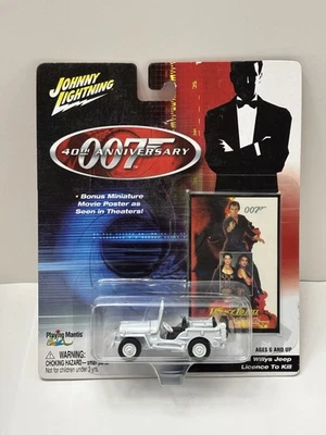 Johnny Lightning 007 James Bond Sanchez's Willys Jeep 2002 White License To Kill - Image 1 of 4