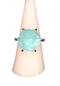 Mental Health Awareness Ring, RG57593, See Your Inner Peace-Sz 7, Rhodium - Picture 1 of 9