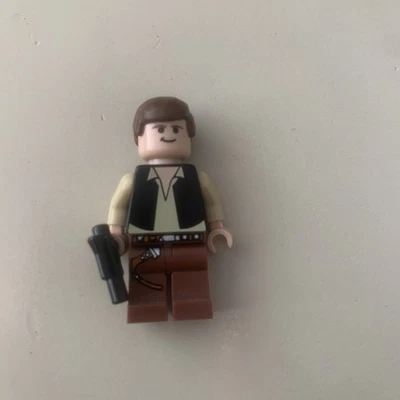 LEGO  Star Wars - sw0179a	 Han Solo - Light Nougat, Black Vest 	Death Star - UCS - Image 1 of 2