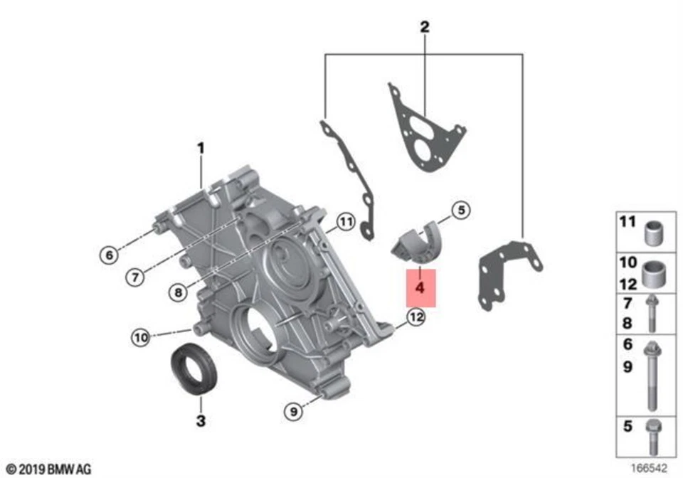 Guía inferior de cadena de distribución del motor original para BMW 11147574373 Foto 1 de 1