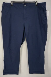 Old Navy Pants OG Chino Women's Plus Size 3X High Rise Straight Navy Blue NWT - Picture 1 of 14