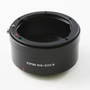 Lente Kipon Nikon F Mount AI AF para cámara sin espejo Canon EOS M adaptador EF-M - Imagen 1 de 2