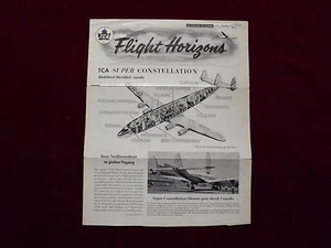Flight Horizons Nr.1 von 1954, TCA Super Constellation, Düsseldorf - Canada - Picture 1 of 3