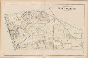 1904 E. ROBINSON, EAST ORANGE, ESSEX COUNTY NEW JERSEY DODDTOWN PLAT ATLAS MAP - Picture 1 of 4