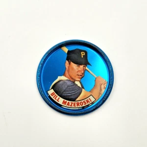 1965 Old London Bill Mazeroski Baseball Space Magic Coin Pittsburgh Pirates - Foto 1 di 3