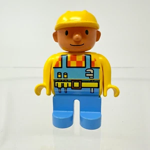 Lego Duplo Bob the Builder Figure Vintage Toy - Picture 1 of 7